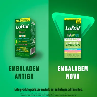 Luftal Intantil Gotas Simeticona 75mg/ml 30ml