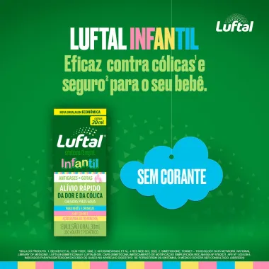 Luftal Intantil Gotas Simeticona 75mg/ml 30ml