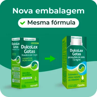 Dulcolax 7,5mg Laxante em Gotas com 30ml