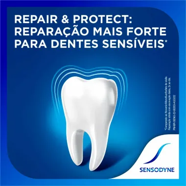 Creme Dental Sensodyne Repair & Protect para Dentes Sensíveis com 2 unidades 100g cada