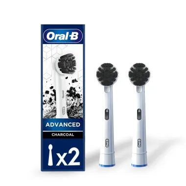 Refil para Escova Elétrica Oral-B Advanced Charcoal com 2 Unidades