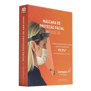 Máscara de Proteção Facial Compass 3D 1 Unidade