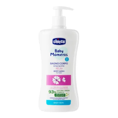 Sabonete Líquido Chicco Baby Moments Sem Lagrimas Relaxa 500ml