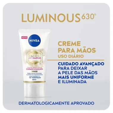 Creme para Mãos Nivea Luminous 630° 50g