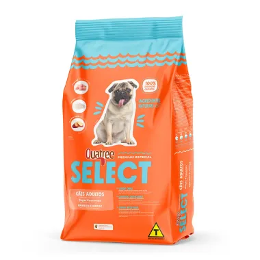 Ração para Cachorro Quatree Select Adulto Raças Pequenas Sabor Frango e Arroz 1Kg