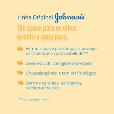 Shampoo para Bebê Johnson's Baby de Glicerina 750ml