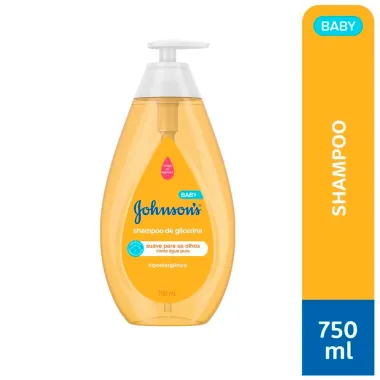 Shampoo para Bebê Johnson's Baby de Glicerina 750ml