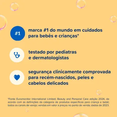 Shampoo para Bebê Johnson's Baby de Glicerina 750ml