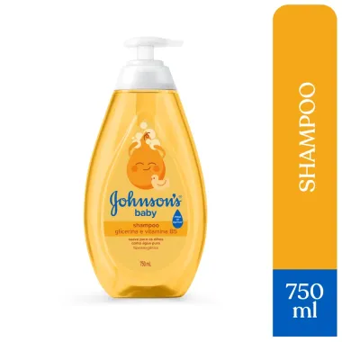 Shampoo para Beb&ecirc; Johnson's Baby de Glicerina 750ml