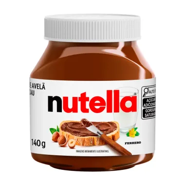 Nutella Creme de Avelã 1 Unidade de 140g