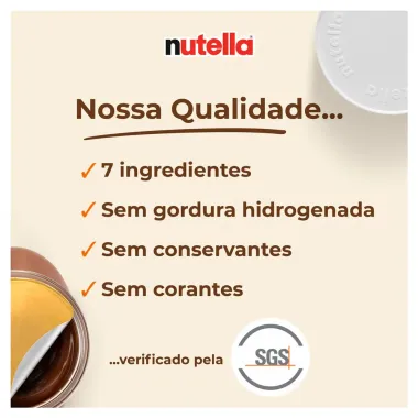 Creme Nutella Avelã Ferrero 150g