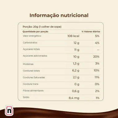 Nutella Creme de Avel&atilde; 140g