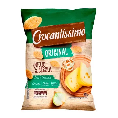 Biscoito Crocantíssimo Sabor Queijo com Cebola 40g