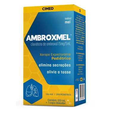 Ambroxmel 15mg/5ml Xarope Pediátrico com 120ml