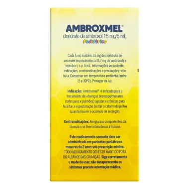 Ambroxmel 15mg/5ml Xarope Pediátrico com 120ml