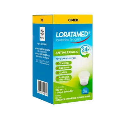Anti Alergico Loratamed 1 Mg/Ml Xarope 100Ml
