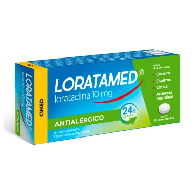 Loratamed 10mg com 12 Comprimidos