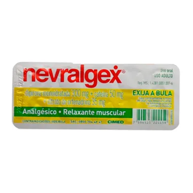 Nevralgex com 10 Comprimidos