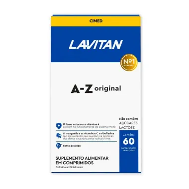 Lavitan AZ Original Suplemento Alimentar com 60 Comprimidos