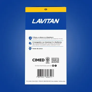 Lavitan AZ Original Suplemento Alimentar com 60 Comprimidos