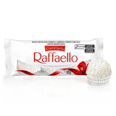 Bombons Ferrero Raffaello com 3 Unidades