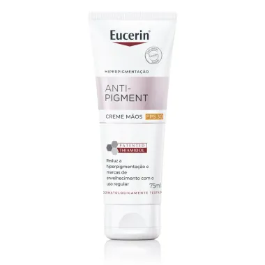 Eucerin Anti-Pigment Creme Hidrante Clareador de Mãos FPS 30 75ml