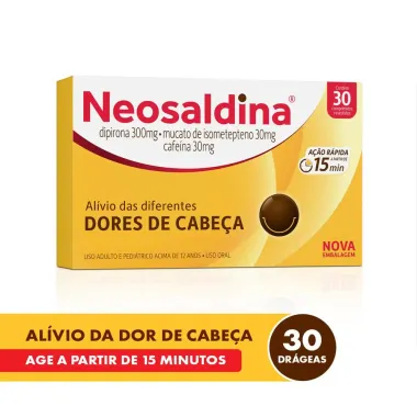 Neosaldina 30 Dr&aacute;geas