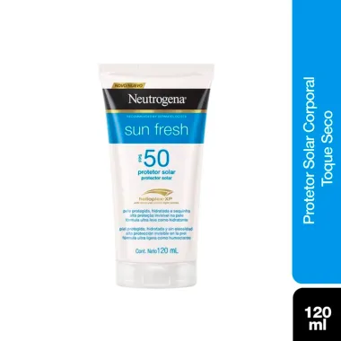 Protetor Solar Neutrogena Sun Fresh FPS 50 120ml
