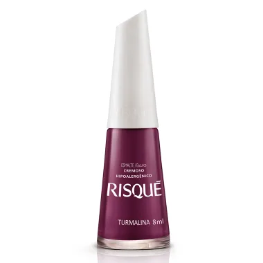 Esmalte Risqué Cor Turmalina Hipoalergênico com 8ml