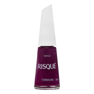 Esmalte Risque Roxo Cremoso Turmalina com 8ml