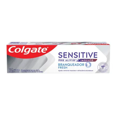 Creme Dental Colgate Sensitive Pro Alívio Imediato Branqueador Fresh 110g