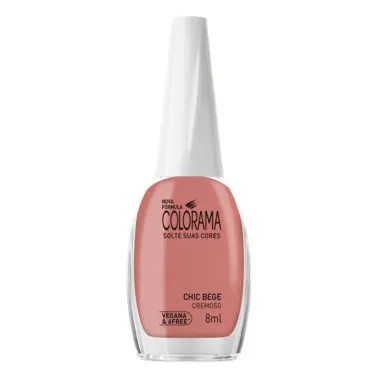 Esmalte Colorama Cor Chic Bege 8ml