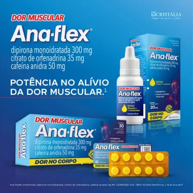 Ana-Flex com 30 Comprimidos