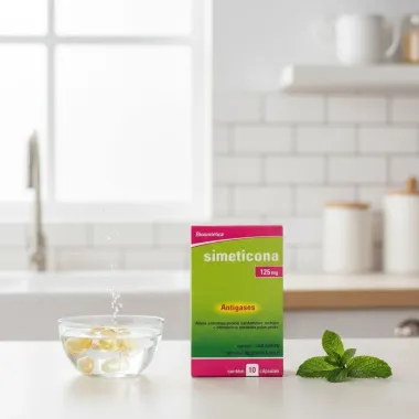 Simeticona 125mg Biosintética Genérico com 10 Cápsulas