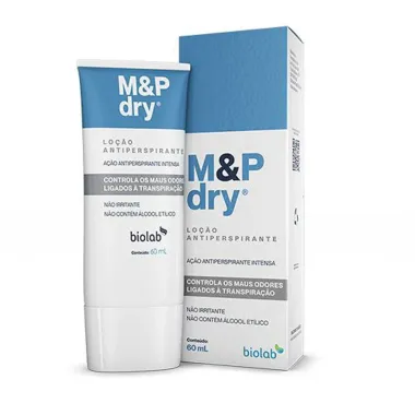 Desodorante M&P Dry para Mãos e Pés Loção 60ml