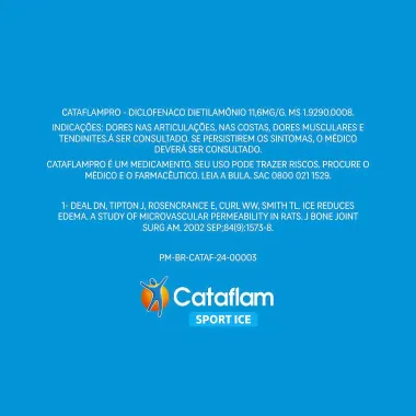 Cataflam Sport Ice Aerosol com 120g