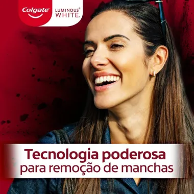 Creme Dental Colgate Luminous White Carvão Ativado 70g