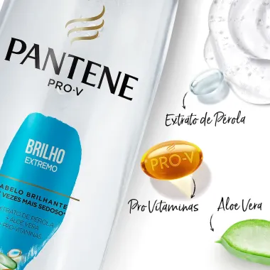 Shampoo Pantene Brilho Extremo 400ml