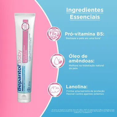 Bepantol Baby Creme Preventivo de Assaduras para Bebês 60g