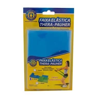 Faixa Elástica Thera-Pauher Pesada Azul