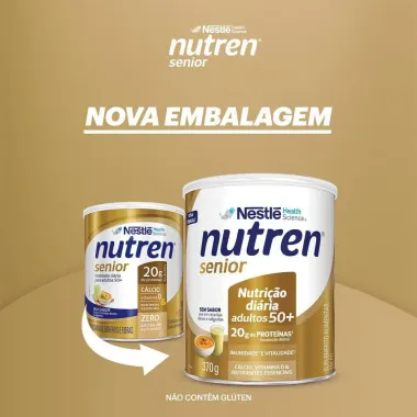 Nutren Senior Complemento Alimentar Sem Sabor 370g