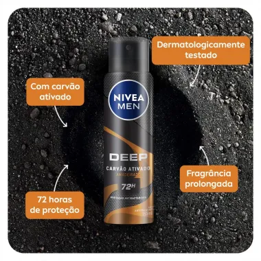 DES NIVEA AER DEEP AMADEIRADO 150ML