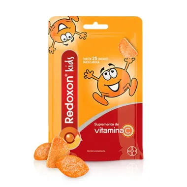 Redoxon Kids Vitamina C Sabor Laranja com 25 Gomas