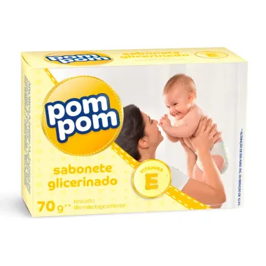 Sabonete em Barra Pom Pom Glicerina 70g