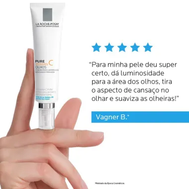 Redermic Hyalu C Olhos La Roche Posay Creme para Área dos Olhos