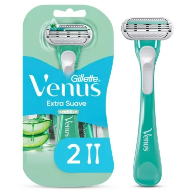 Aparelho de Depila&ccedil;&atilde;o Gillette Venus Sensitive Descart&aacute;vel 2 Unidades