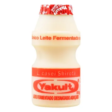 Leite Fermentado Yakult 80g Frente