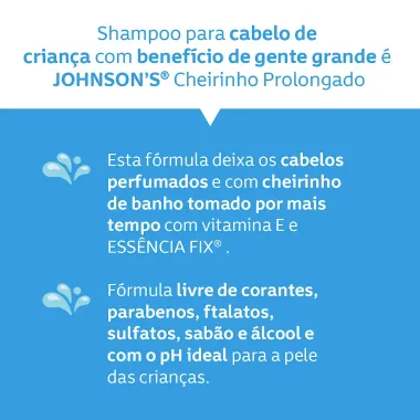 Shampoo Johnson's Cheirinho Prolongado 400ml