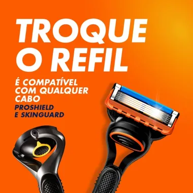 Carga para Aparelho de Barbear Gillette Fusion5 4 Unidades