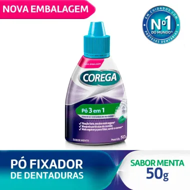 Corega Pó Fixador de Dentadura 50g
